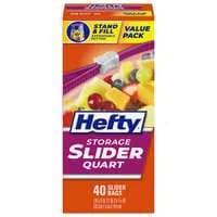 Hefty Slider Quart Storage Bags