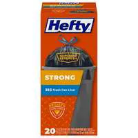 Hefty Strong Trash Can Liner Extra Large Drawstring Bags 33 Gallon