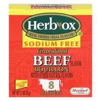 Herb-Ox Gluten & Sodium Free Beef Flavor Granulated Bouillon Packets 8 ct
