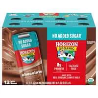 Horizon Organic Lactose Free Lowfat Chocolate Milk - 12 pk Shelf Stable