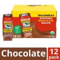Horizon Organic Low Fat Chocolate Milk w/DHA Omega-3 - 12 pk Shelf Stable