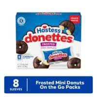 Hostess Donettes On the Go! Mini Chocolate Frosted Donuts - 8 ct