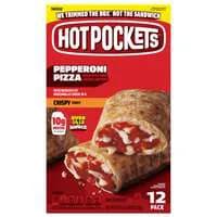 HOT POCKETS Pepperoni Pizza Crispy Crust Sandwiches - 12 ct Frozen