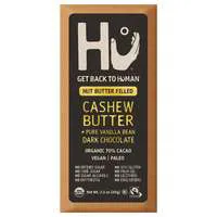 Hu Organic Cashew Butter + Vanilla Bean Dark Chocolate 70% Cacao Candy Bar