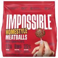 Impossible Made From Plants Gluten Free Homestyle Meatballs - apx 14 ct
