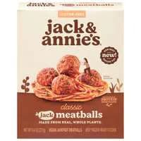 Jack & Annie's Gluten Free Vegan Classic Jackfruit Meatballs Frozen