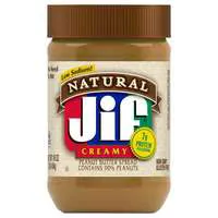 Jif Natural Low Sodium Creamy Peanut Butter Spread