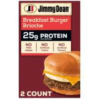Jimmy Dean Protein Breakfast Burger Brioche Sandwiches - 2 ct Frozen