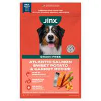 Jinx Grain Free Salmon Sweet Potato Carrot All Stages Dry Dog Food
