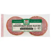 Jones Dairy Farm Breakfast Ham Slices Hickory Smoked - 10 ct