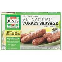 Jones Dairy Farm Golden Brown Turkey Breakfast Sausage Links 10 ct Frozen
