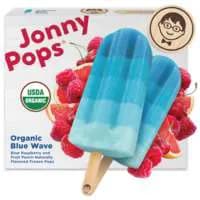 JonnyPops Organic Dairy Free Blue Wave Water Pops - 8 ct Frozen
