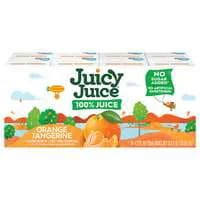 Juicy Juice 100% Orange Tangerine Juice Boxes No Added Sugar - 8 pk