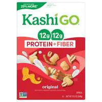 Kashi GO Protein + Fiber Original Touch of Honey Multigrain Crisps Cereal
