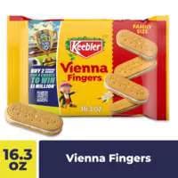 Keebler Vienna Fingers Vanilla Fudge Creme Sandwich Cookies Family Size