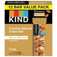 KIND Gluten Free Caramel Almond & Sea Salt Bars Value Pack - 12 ct