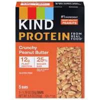 KIND Gluten Free Crunchy Peanut Butter 12g Plant Protein Bars - 5 ct