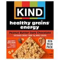 KIND Healthy Grains Energy Gluten Free Peanut Butter Dark Choc Bars 10 ct