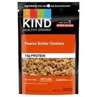 KIND Healthy Grains Gluten Free Peanut Butter Clusters Protein Granola