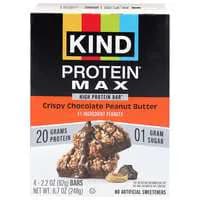 KIND Protein MAX Crispy Chocolate Peanut Butter 20g Protein Bars - 4 ct