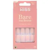 Kiss Bare but Better TruNude Shades Nails Short