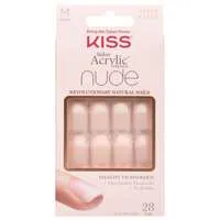 Kiss Salon Acrylic French Nude Nails Medium