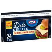 Kraft Deli Deluxe White American Cheese Slices - 24 ct