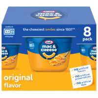 Kraft Original Flavor Mac & Cheese Dinner Microwaveable Cup - 8 ct
