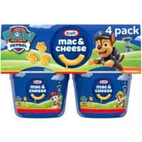 Kraft Paw Patrol Macaroni & Cheese Dinner Microwaveable Cup - 4 ct