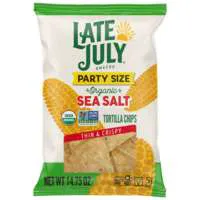 Late July Organic Gluten Free Sea Salt Tortilla Chips Party Size