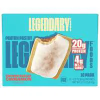 Legendary Foods Brown Sugar Cinnamon Protein Pastry - 10 ct