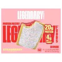 Legendary Foods Strawberry Flavored Protein Pastry - 10 ct