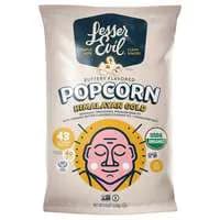LesserEvil Organic Buttery Flavor Himalayan Gold Popcorn