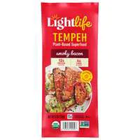 Lightlife Organic Plant-Based Vegan Superfood Smoky Bacon Tempeh