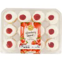 Limited Time Originals Bakery Strawberry Topped Mini Cupcakes - 12 ct