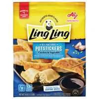 Ling Ling All Natural Chicken & Vegetable Potstickers Dumplings Frozen