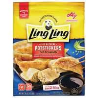 Ling Ling All Natural Pork & Vegetable Potstickers Dumplings Frozen