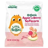 Little Bellies Organic Apple & Berry Softcorn PuƯed Snacks 10+ Months