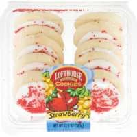 Lofthouse Strawberry Frosted Sugar Cookies - 10 ct