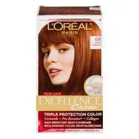 L'Oreal Excellence Creme Permanent Hair Color Light Auburn 6R