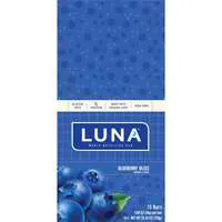 LUNA Organic Gluten Free Blueberry Bliss Protein Snack Bars - 15 ct