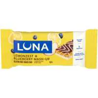 LUNA Organic Lemonzest + Blueberry Mash-Up Protein Snack Bar
