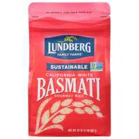 Lundberg Sustainable Gluten Free California White Basmati Rice
