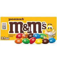 M&M's Peanut Milk Chocolate Candy Movie Theater Box