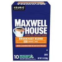 Maxwell House Breakfast Blend Mild Roast K-Cup CoƯee Pods