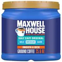 Maxwell House Half CaƯ Medium Roast Ground CoƯee