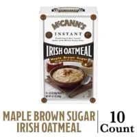 McCann's Maple & Brown Sugar Instant Irish Oatmeal - 10 ct