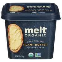 Melt Organic Allergen Free Cold Pressed Plant Butter Spread