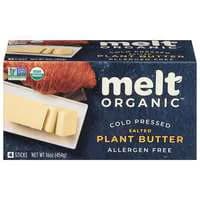Melt Organic Allergen Free Cold Pressed Plant Butter Spread Sticks - 4 ct