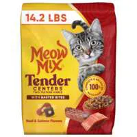 Meow Mix Tender Centers Beef & Salmon Dry Cat Food